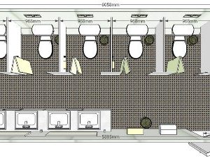 Container toilet